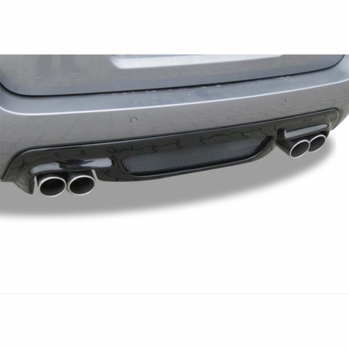 Hátsó lökhárító diffúzor dupla kipufogókkal, kompatibilis a BMW 5-ös szériával, E60 2003-2010