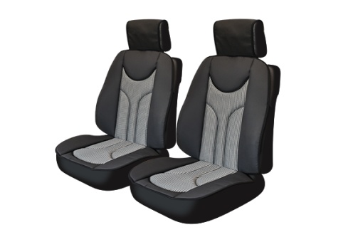 HUSE SCAUN ANATOMIC NEGRU - SET 2 BUC
