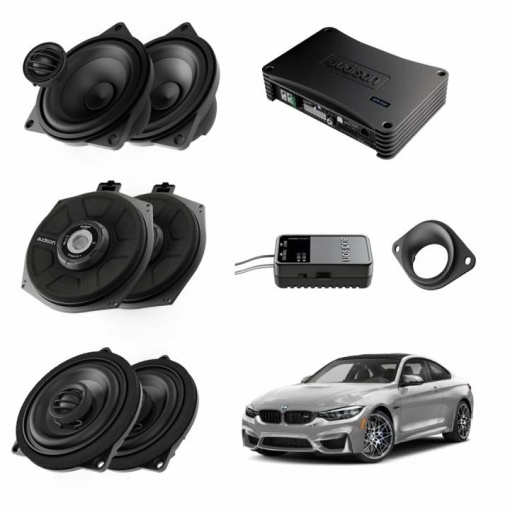 Audison Plug&Play audiorendszer csomag BMW K4M K4M-hez + AP 8.9bit 520W erősítő + Dedikált csatlakozási lehetőségek