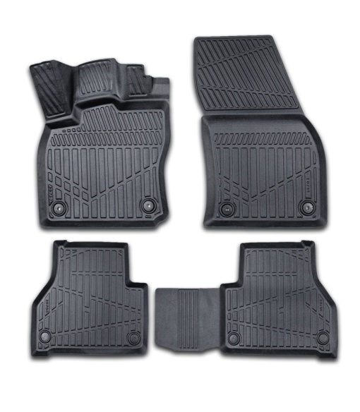 Set covorase auto cauciuc VW Caddy 2020->, forma tavita 3D