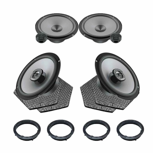 Hertz Uno autós hangszórócsomag, Seat Toledo 2012-2018 modellekhez, RMS 75W
