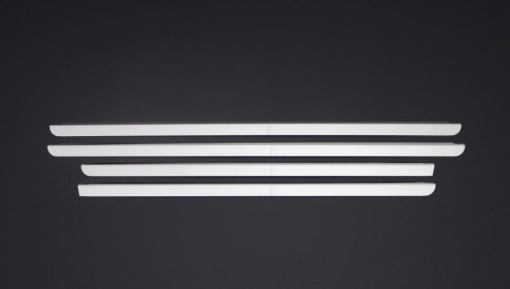 Set 4 ornamente inox chedere geam DACIA LOGAN 2004-2012, LOGAN II 2012-2017 sedan