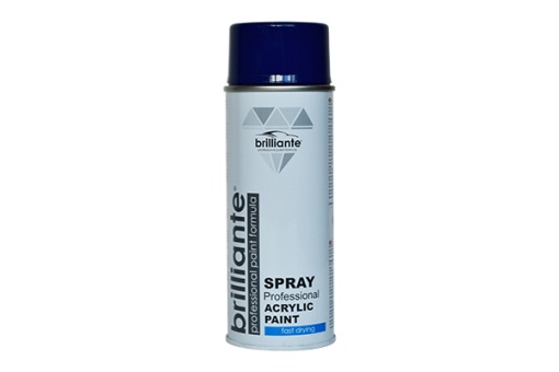 SÖTÉTKÉK SPRAY FESTÉK ÉJSZAKAKÉK (RAL 5022) 400 ml BRILLIANTE