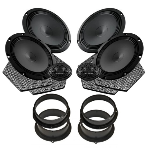 Audison Prima autós hangszórócsomag, Audi A4 2007-2015 modellekhez, RMS 150 W