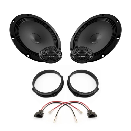 Audison Prima autós hangszórócsomag, az Audi A3 2013-2020 első ajtajához, RMS 100 W