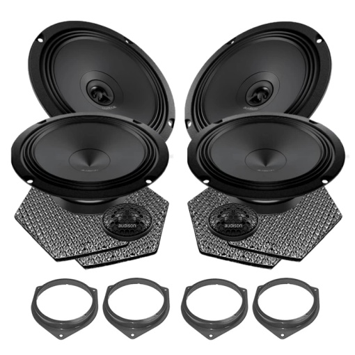 Audison Prima autós hangszórócsomag Toyota Rav 4 2018-hoz, RMS 100W