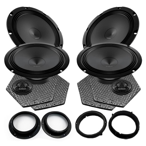 Audison Prima autós hangszórócsomag Volkswagen Passat B8 2014-hez, RMS 100W, 200mm