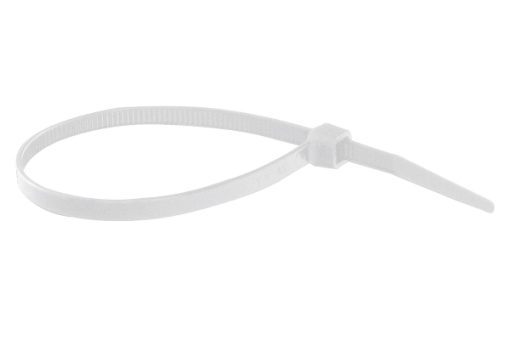 FEHÉR NEJLON BILINCSEK 4,8*530 MM KÉSZLET 100 DB