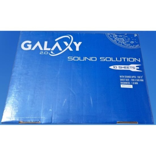 Pachet insonorizant auto Paramat Galaxy de 10 coli, grosime 1,6mm, 700*500mm, 3.5mp