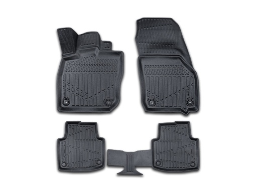 Set covorase auto cauciuc VW PASSAT B9 2023->, forma tavita 3D