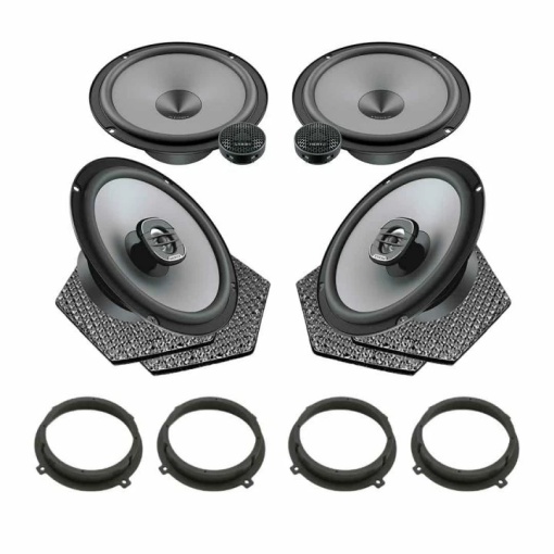 Hertz Uno autós hangszórócsomag Hyundai Accent 2010-2018 modellekhez, RMS 75W
