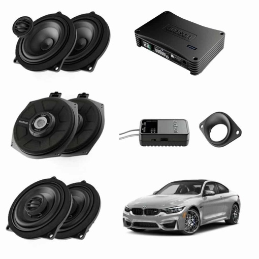 Audison Plug&Play audiorendszer csomag BMW K4E K4E-hez + AP 8.9bit 520W erősítő + Dedikált csatlakozási lehetőségek
