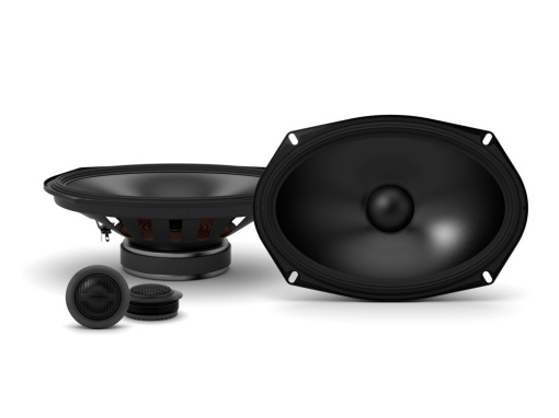 db-os ovális autós hangszórókészlet Alpine S-S69C, 6″x9″, 85W RMS, komponens hangszórókkal