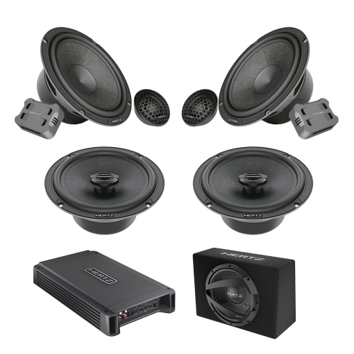 Pachet Difuzoare Auto cu subwoofer Opel Mokka 2021-2023 Hertz Cento 1500 W