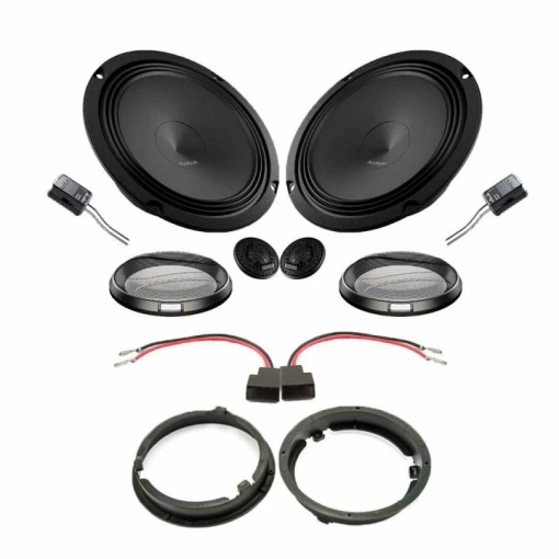 Audison Prima autós hangszórócsomag, Mitsubishi Lancer 2007- első ajtajához, RMS 100W