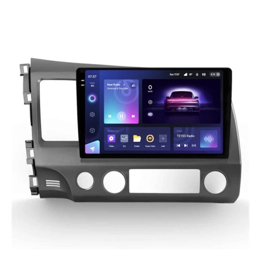 Automata navigáció Teyes CC3 2K Honda Civic 8 2005-2012 6+128GB 10.36" QLED Octa-core 2Ghz, Android 4G Bluetooth 5.1 DSP