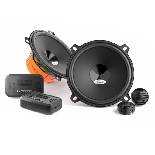 Hertz Dieci DSK 130.3 autós hangszórók, 2-utas rendszer szett, 130mm, 60W RMS, 4Ω, 4 hangszóró + tartozékok