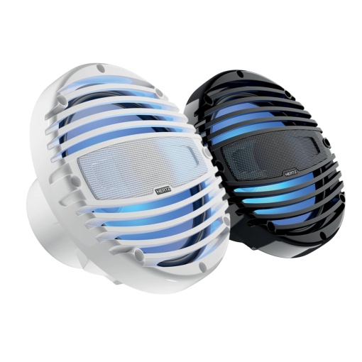 Hertz HMX 8 LD TW / TC Marine hangszórók, fehér / fekete, 2-utas koaxiális szett 200MM, 100W RMS