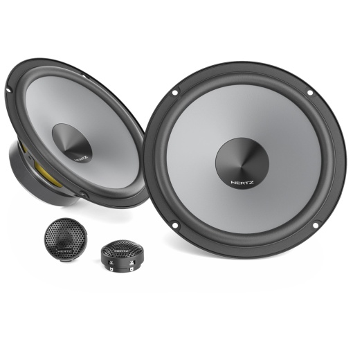 Hertz Uno K 165 autós hangszórókészlet, 2-utas rendszer, 165 mm, 75 W RMS, 4Ω, 4 hangszóróból álló készlet