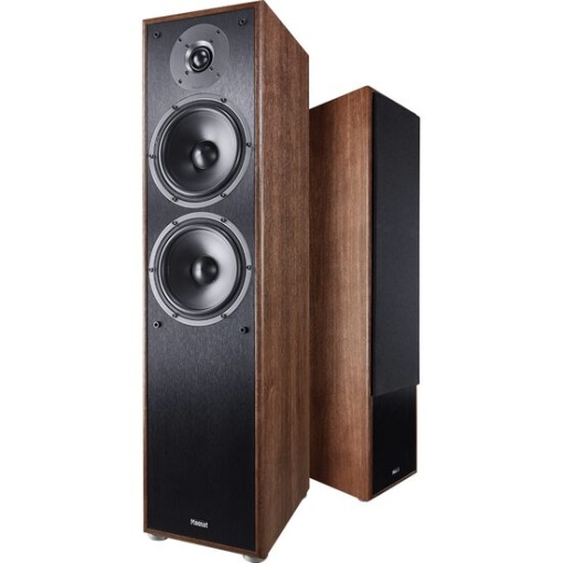 Set 2 boxe de casa MAGNAT MONITOR S80 ATM WALNUT, 160W RMS