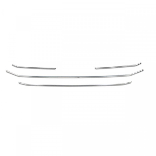 Set 4 ornamente inox grila centrala compatibil FORD CUSTOM, TRANSIT CUSTOM 2018->