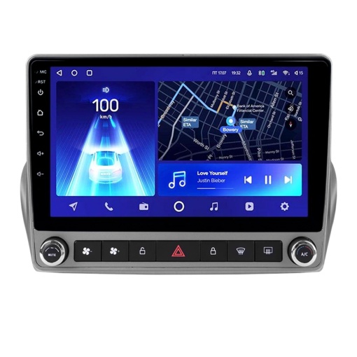 Teyes CC2 Plus autós navigáció, Split, Chevrolet Camaro, 2010-2015, 2+32GB, 9" QLED, Octa-core, 1.8Ghz, Android, 4G, Bluetooth, 5.1, DSP