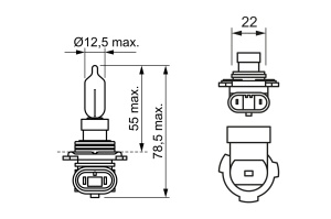 12 V-os HIR2 55 W-os PURE LIGHT BOSCH IZZÓ - Img 4
