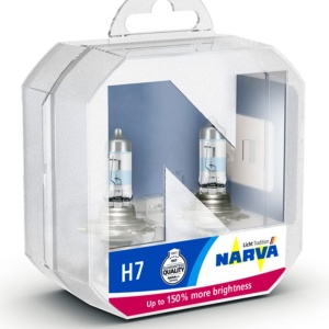2 db-os fényszóróizzó készlet H7 55W 12V Range Power 150 Narva