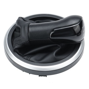 5 sebességes öko bőr váltókar hüvely diófa kivitelben, kompatibilis a Ford Fiesta 2001-2008, Fusion 2002-2012 modellekkel, fekete - Img 5