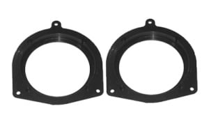 Autós hangszóró adapter gyűrűk Cikkszám: 20.468 Toyota Yaris 2005-2012 Első Hátsó 130mm