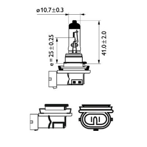 BEC FAR H11 12V 55W X-TREME VISION PRO150 (blister) PHILIPS - Img 3