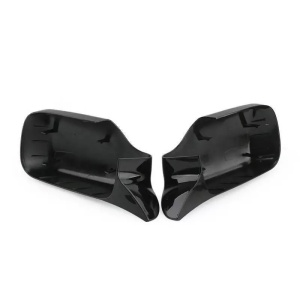 BMW 3-as széria E46 1998-2004 modellekkel kompatibilis tükörborítások, fényes fekete M-Design, klipszekkel, az eredeti borítások cseréjére - Img 4