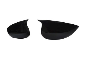 Capace oglinda compatibile cu Ford Fiesta 6 VI 2008-2017 Negru lucios Batman Style - Img 3