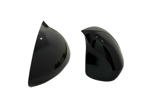 Capace oglinda compatibile cu Opel Corsa D E 2006-2019 Negru lucios Batman Style - Img 2