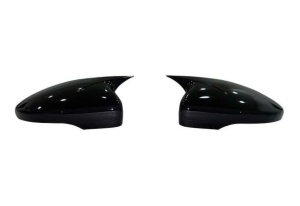 Capace oglinda compatibile cu SKODA SUPERB III 2015-2021 Negru lucios Batman Style - Img 3