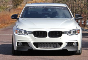 darabos első lökhárító toldatok készlet, kompatibilis a BMW 3-as széria F30 2012-2018 M-Performance modellekkel - Img 4