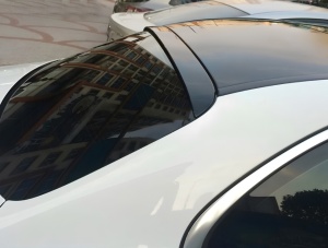 Eleron Luneta compatibil cu Mercedes clasa C W205 sedan 2015-2021, AMG Design, plastic negru lucios - Img 3