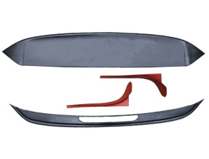 Eleron luneta + ornamente laterale luneta compatibile VW Golf 7 2012-2019 GTi, R-line Design - Img 4