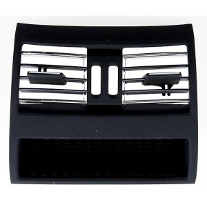 Grila Centrala Ventilatie Spate compatibil cu BMW Seria 5 F10 F11 2010- Negru cu crom
