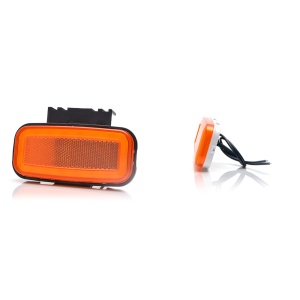 HELYSZÍN LÁMPA LED 1402 W199, 12V-24V, NARANCS SZÍNŰ VOLT