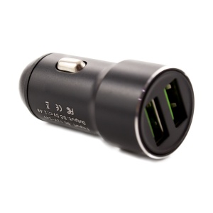 Încărcător auto USB - 2400 mA - carcasă metalică