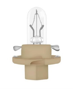 INDIKÁTOR IZZÓ BX8.4D BÉZS FOGLALAT 12V 1.5W KÉSZLET 10 DB OSRAM
