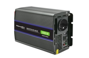 Invertor de tensiune Qoltec Monolith de la 12V la 230V 1000/2000w - Img 2
