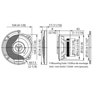 KFC-S1066 ΟΜΟΑΞΟΝΙΑΚΑ ΗΧΕΙΑ KENWOOD 10 ΕΚ., 21 W RMS - Img 2