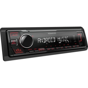 KMM-105RY RADIO CU USB KENWOOD, ROSU - Img 2