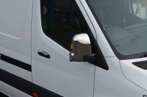 Króm tükörborítások MERCEDES SPRINTER W907 2018->, rozsdamentes acél - Img 7