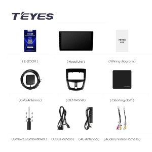 Navigatie Auto Teyes CC3L Peugeot 207 2006-2015 4+32GB 9" IPS Octa-core 1.6Ghz, Android 4G Bluetooth 5.1 DSP - Img 5