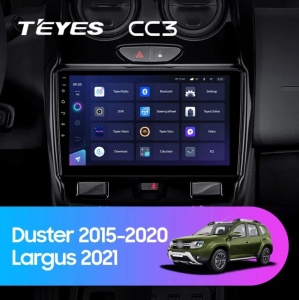 Navigatie Auto Teyes CC4 Dacia Duster 1 2013-2017 6+64GB 9.5" QLED Octa-core 2.7Ghz, Android 4G Bluetooth 5.1 DSP - Varianta A - Img 2