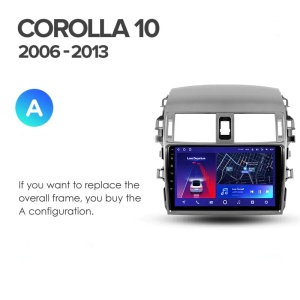 Navigatie Auto Teyes CC4L DTS Toyota Corolla 10 2006-2013 6+64GB 9" QLED Qualcomm 2Ghz, Android 4G Bluetooth 5.1 DSP - Varianta A - Img 3