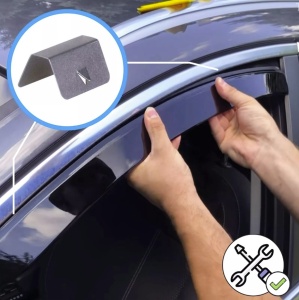 Paravanturi auto compatibile cu VW Tiguan III 2024->, fata-spate - Img 3